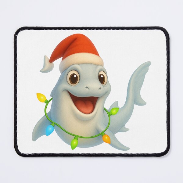 Item preview, Christmas Ghost Shark designed and sold by Sillytoe.