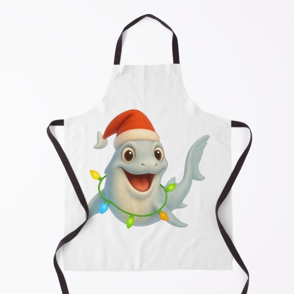 Item preview, Christmas Ghost Shark designed and sold by Sillytoe.