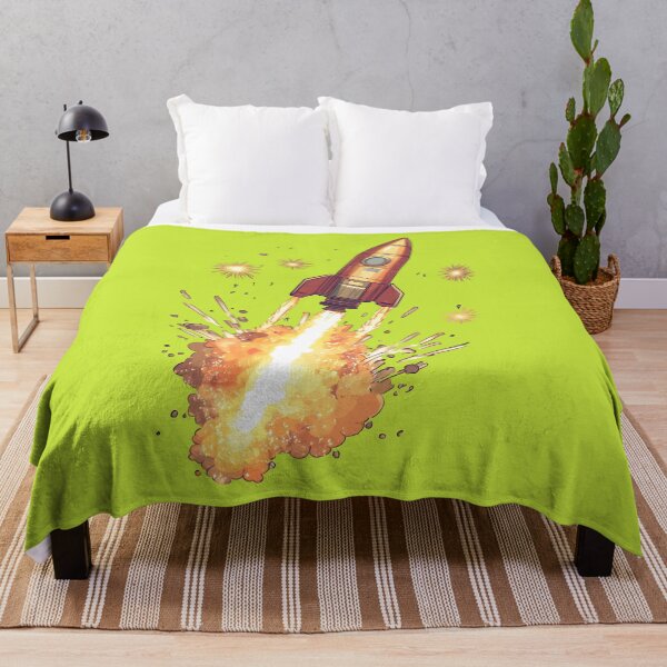 Item preview, Golden Retro Rocket Launch Illustration designed and sold by SyberGen.