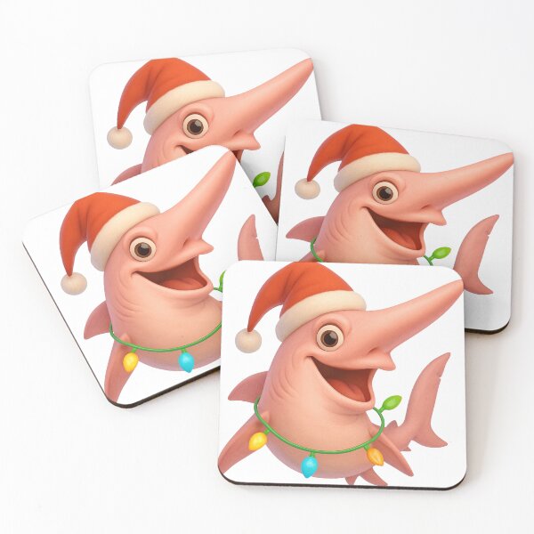 Item preview, Christmas Goblin Shark designed and sold by Sillytoe.