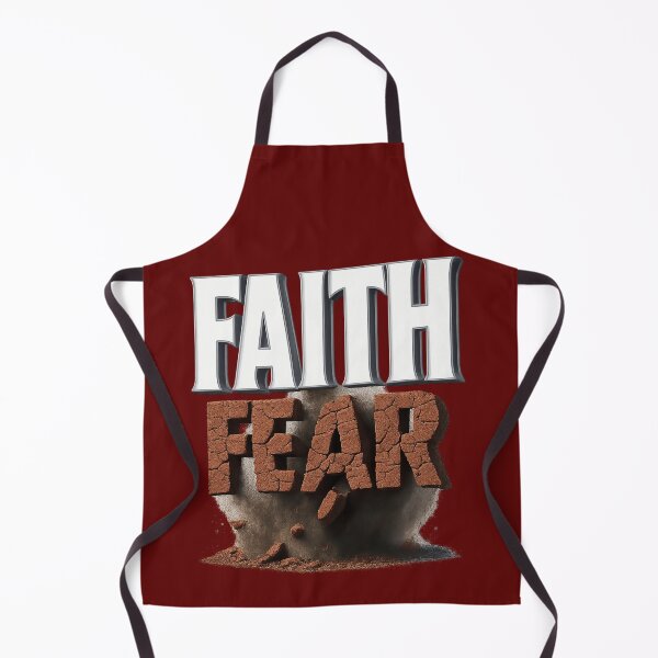 Item preview, FAITH OVER FEAR - Crushing Stone Art - Christian Quote designed and sold by Urban-InkStudio.