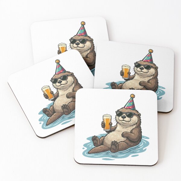 Item preview, Cool Otter Party Animal Beer Celebration designed and sold by k3rstman1.