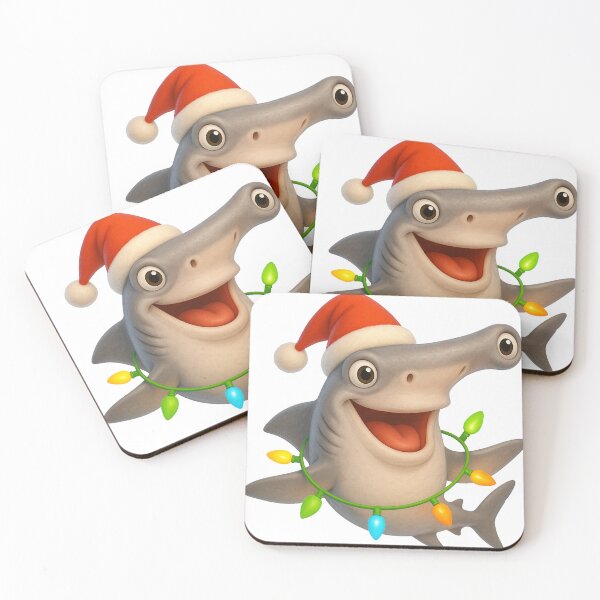 Item preview, Christmas Great Hammerhead Shark designed and sold by Sillytoe.