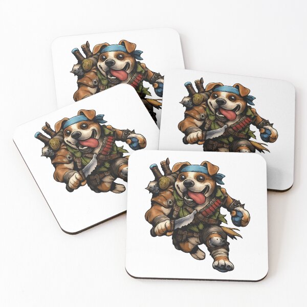Item preview, Action Hero Dog Adventurer Illustration designed and sold by TeeTimeTreasure.