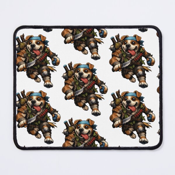Item preview, Action Hero Dog Adventurer Illustration designed and sold by TeeTimeTreasure.