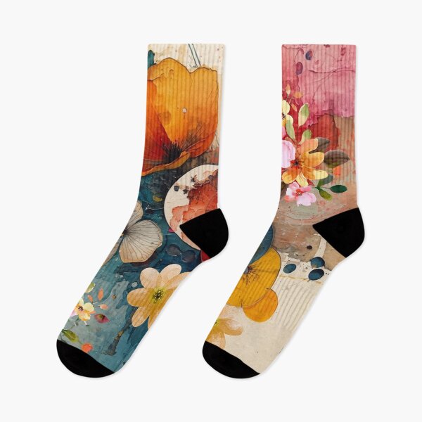 Item preview, Vibrant Floral Collage designed and sold by Modern-Tropical.