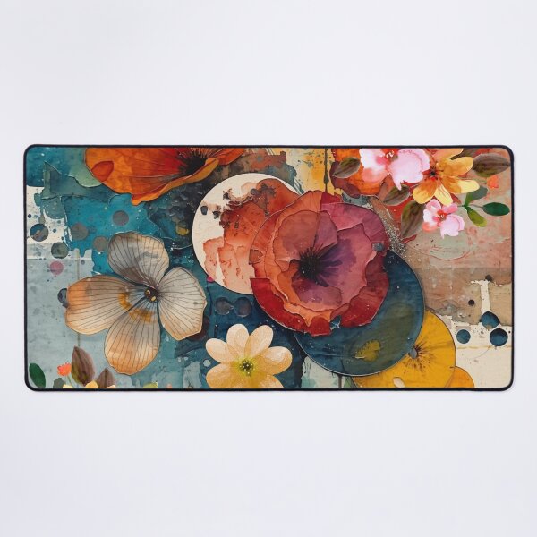Item preview, Vibrant Floral Collage designed and sold by Modern-Tropical.