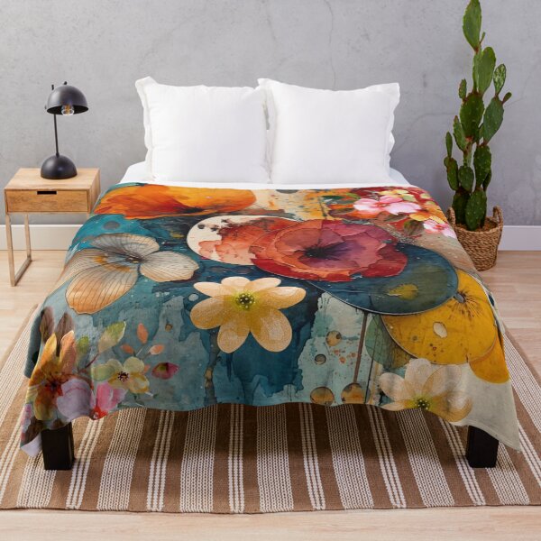 Item preview, Vibrant Floral Collage designed and sold by Modern-Tropical.