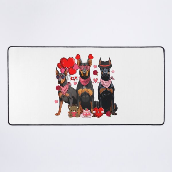 Item preview, Valentine dog, Doberman, Doberman Mom, Doberman Lover, valentine lovely dog designed and sold by sapnaela.