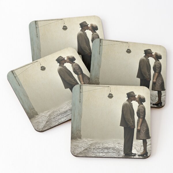 Item preview, Romantic Alley Kiss designed and sold by Andy Gambino Art.