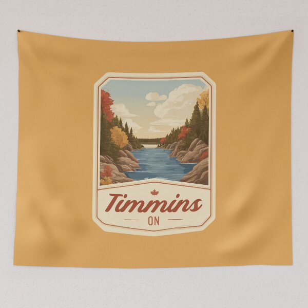 Item preview, Timmins Ontario Canada Nature Timmins ON Autumn Forest River Scene Northern Ontario designed and sold by meganohm.