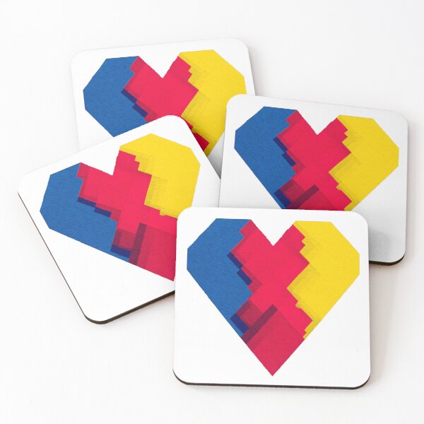 Item preview, Venezuela Pixelated Heart Flag Design designed and sold by Collintorrio.