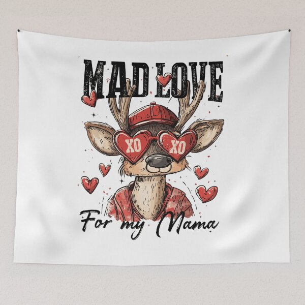 Item preview, Boys Valentines - Mad love for my mama designed and sold by sapnaela.
