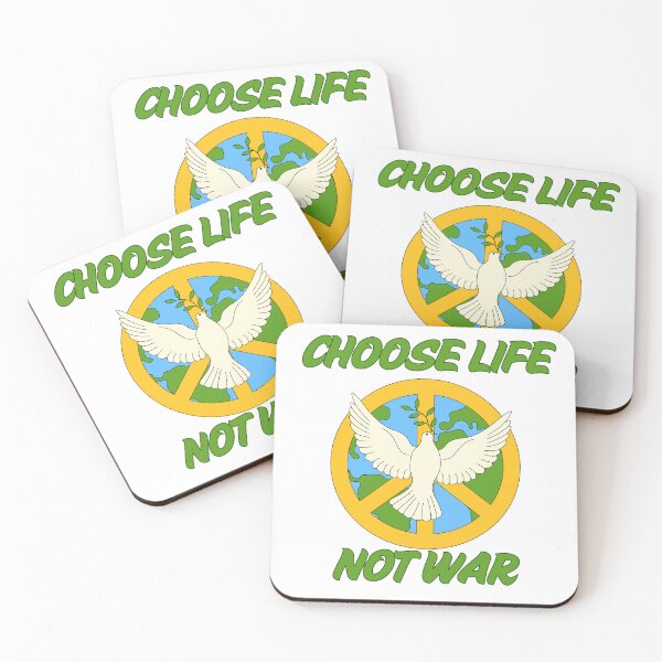 Item preview, Choose Life Not War Peace Activism Graphic designed and sold by FreedomAndLove.