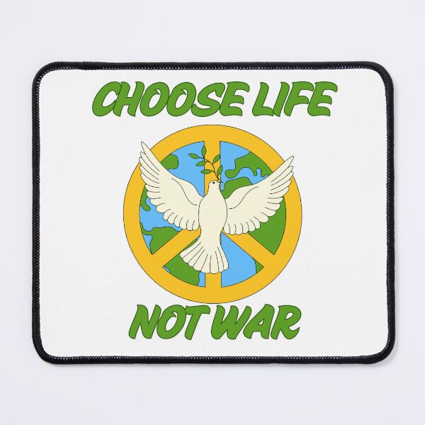 Item preview, Choose Life Not War Peace Activism Graphic designed and sold by FreedomAndLove.