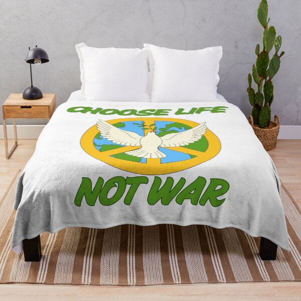 Item preview, Choose Life Not War Peace Activism Graphic designed and sold by FreedomAndLove.