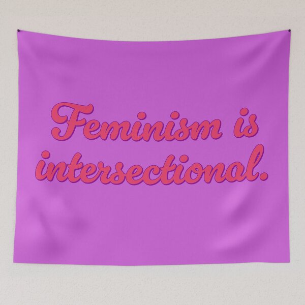 Item preview, Feminism Is Intersectional - Hibiscus designed and sold by sillyjess.