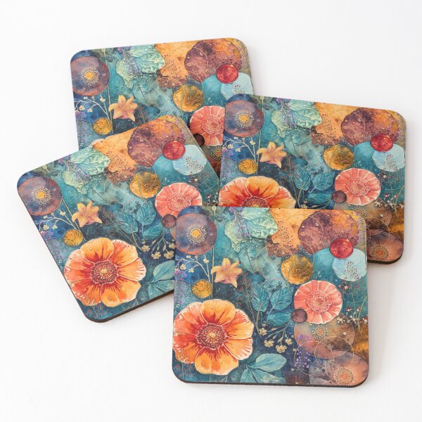 Item preview, Copy of Vibrant Floral Collage designed and sold by Modern-Tropical.
