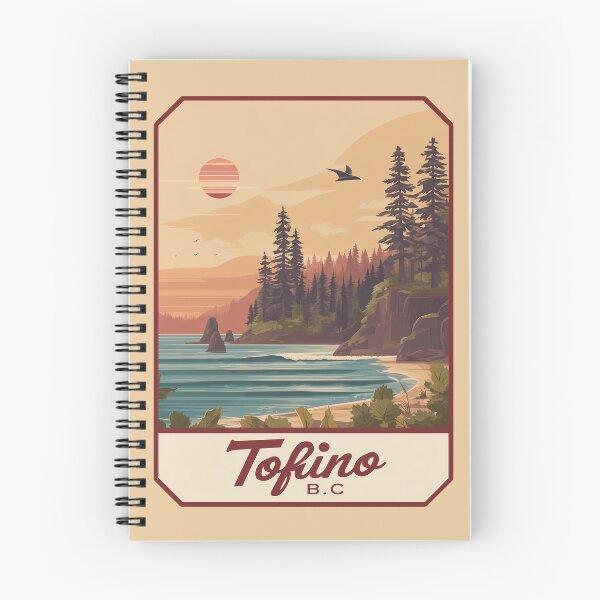 Item preview, Tofino British Columbia Canada Coastal Art Tofino BC Ocean Sunset Forest West Coast Landscape Pacific Canada designed and sold by meganohm.