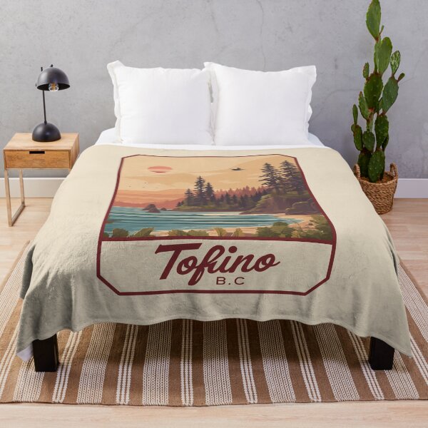 Item preview, Tofino British Columbia Canada Coastal Art Tofino BC Ocean Sunset Forest West Coast Landscape Pacific Canada designed and sold by meganohm.