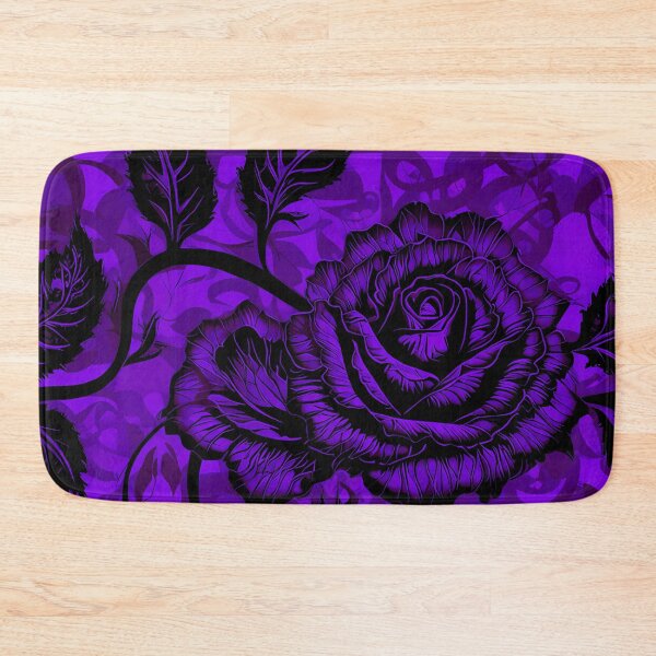 Item preview, Gothic Purple Rose Illustration  designed and sold by Blooms & Paws Haven .