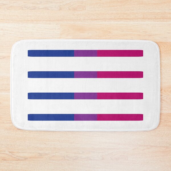 Item preview, Bisexual Pride Flag Bar Line designed and sold by TackyTime.