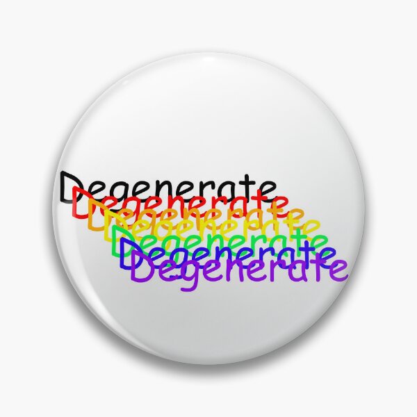Item preview, Rainbow Degenerate, dark on light. designed and sold by Plaer1.