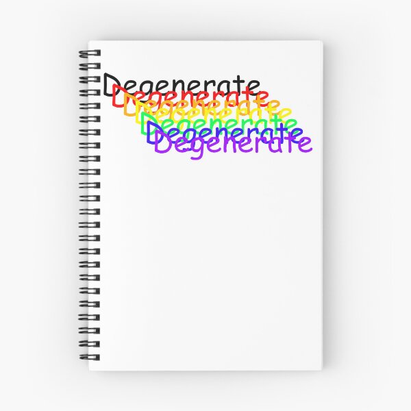 Item preview, Rainbow Degenerate, dark on light. designed and sold by Plaer1.