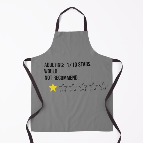 Item preview, Adulting 1 Out Of 10 Stars Would Not Recommend Funny Review designed and sold by BlissHalo.