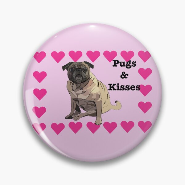 Item preview, Pugs & Kisses designed and sold by Mountain-Point.