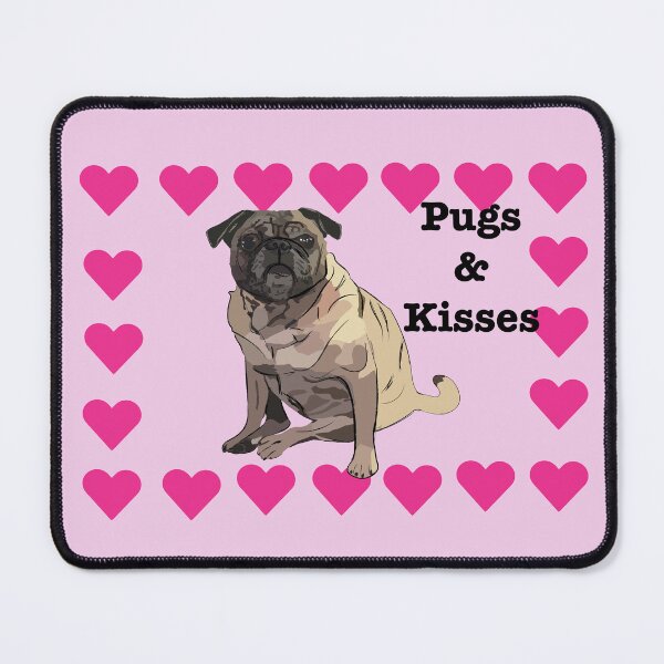Item preview, Pugs & Kisses designed and sold by Mountain-Point.