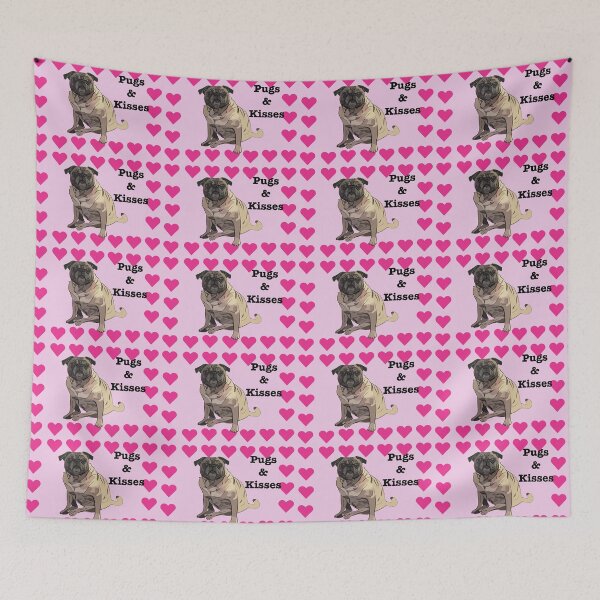 Item preview, Pugs & Kisses designed and sold by Mountain-Point.
