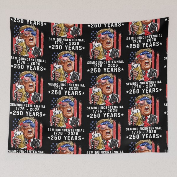 Item preview, Trump 250 Years Emiquincentennial 1776-2026 Patriotic July 4th designed and sold by pansak.