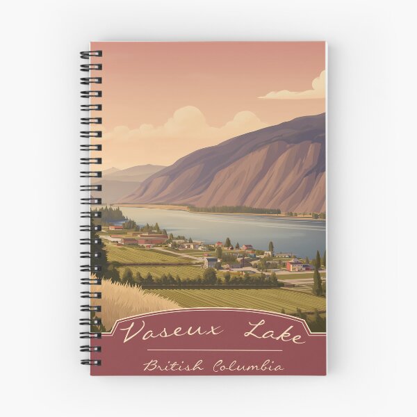 Item preview, Vaseux Lake British Columbia Canada Art Okanagan Valley Vineyard Landscape Scenic BC Lake Canada designed and sold by meganohm.