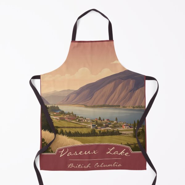 Item preview, Vaseux Lake British Columbia Canada Art Okanagan Valley Vineyard Landscape Scenic BC Lake Canada designed and sold by meganohm.