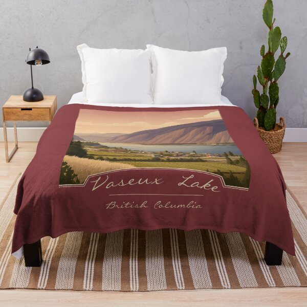 Item preview, Vaseux Lake British Columbia Canada Art Okanagan Valley Vineyard Landscape Scenic BC Lake Canada designed and sold by meganohm.