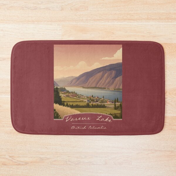 Item preview, Vaseux Lake British Columbia Canada Art Okanagan Valley Vineyard Landscape Scenic BC Lake Canada designed and sold by meganohm.