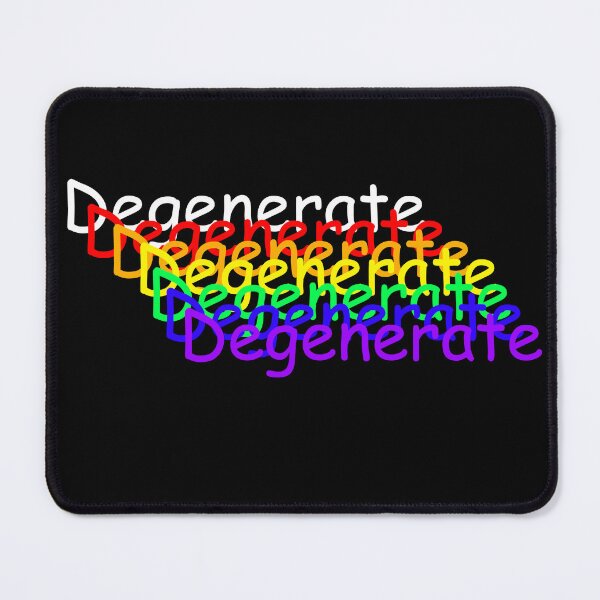 Item preview, Rainbow Degenerate, Dark on Light. designed and sold by Plaer1.