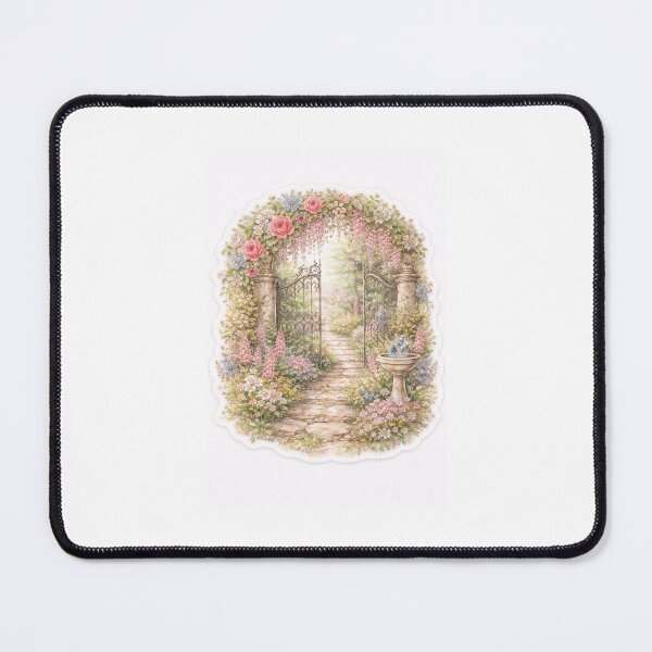 Item preview, secret garden floral sticker  designed and sold by Digitalchickart.