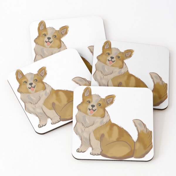 Item preview, Fluffy Corgi Just Chilling designed and sold by arrowofthyme.