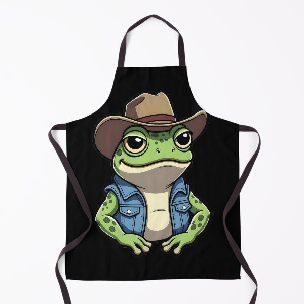 Artikelvorschau, Cowboy-Frosch in Jeansweste entworfen und verkauft von Clauxel.