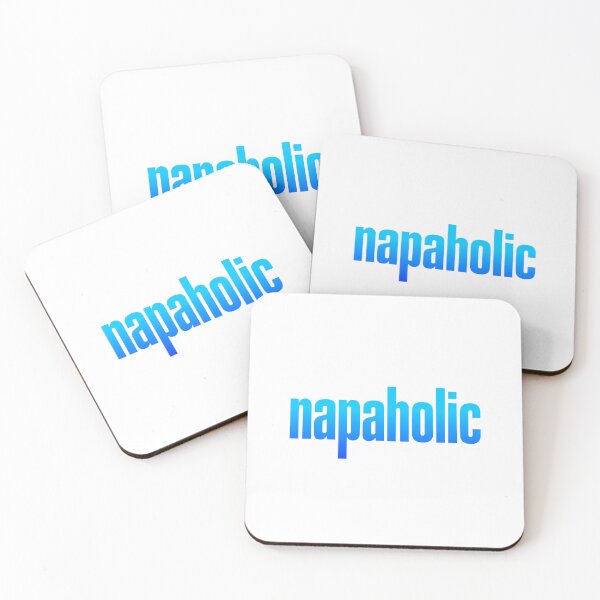 Item preview, napaholic, Blue Typography designed and sold by Memes N Lore .