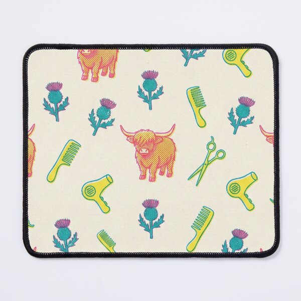 Item preview, cozy pastel mood bison, flowers, dryer patterns designed and sold by Virtual-Studio-Geebaki.