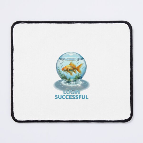 Item preview, Frutiger Aero Goldfish | LOGIN SUCCESSFUL Y2K Aesthetic designed and sold by rockyRG.