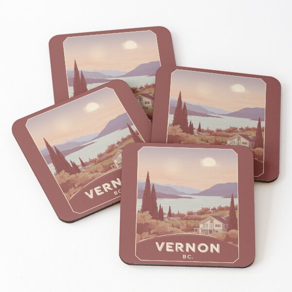 Item preview, Vernon British Columbia Canada Sunset Vernon BC Lakeside Landscape Okanagan Wine Country designed and sold by meganohm.