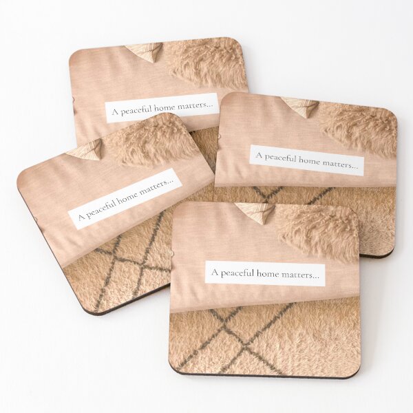 Item preview, A Peaceful Home Matters Cozy Minimal Art designed and sold by byRose&Shine.