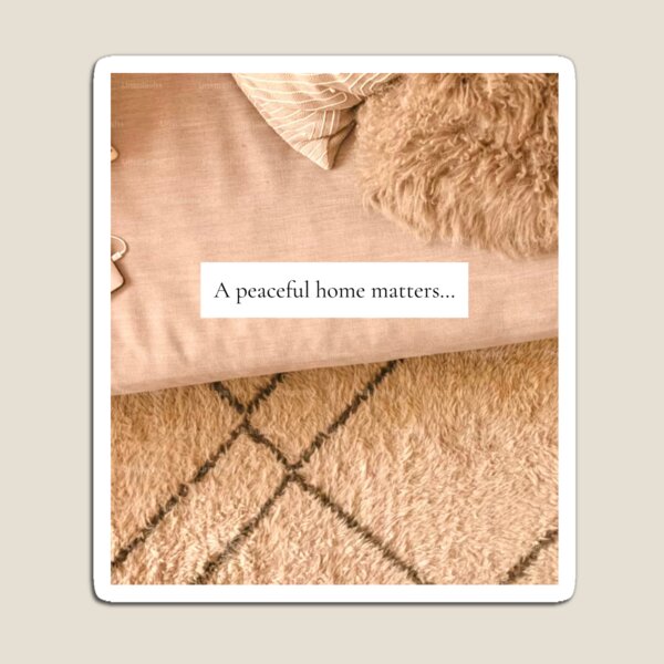 Item preview, A Peaceful Home Matters Cozy Minimal Art designed and sold by byRose&Shine.