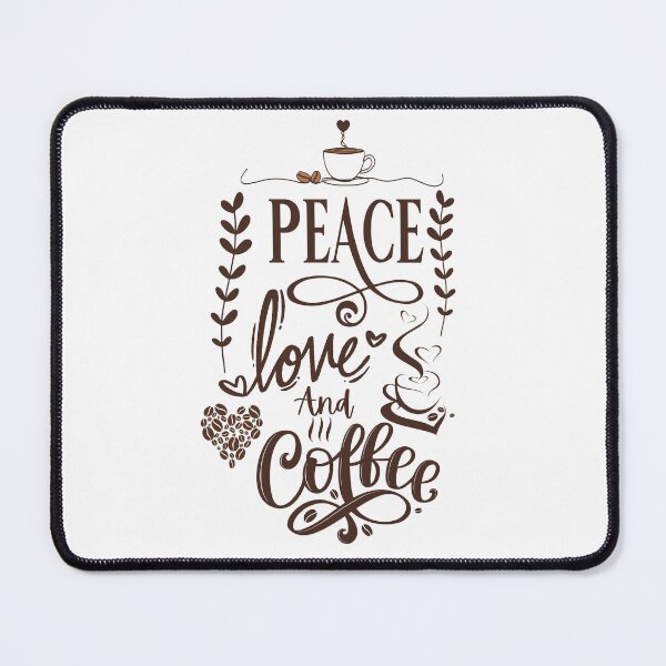 Item preview, Peace, Love & Coffee designed and sold by DesignDaNanda.