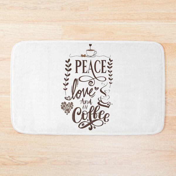 Item preview, Peace, Love & Coffee designed and sold by DesignDaNanda.