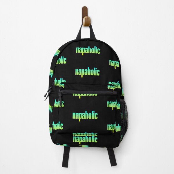 Item preview, napaholic, Green and Yellow Typography designed and sold by Memes N Lore .